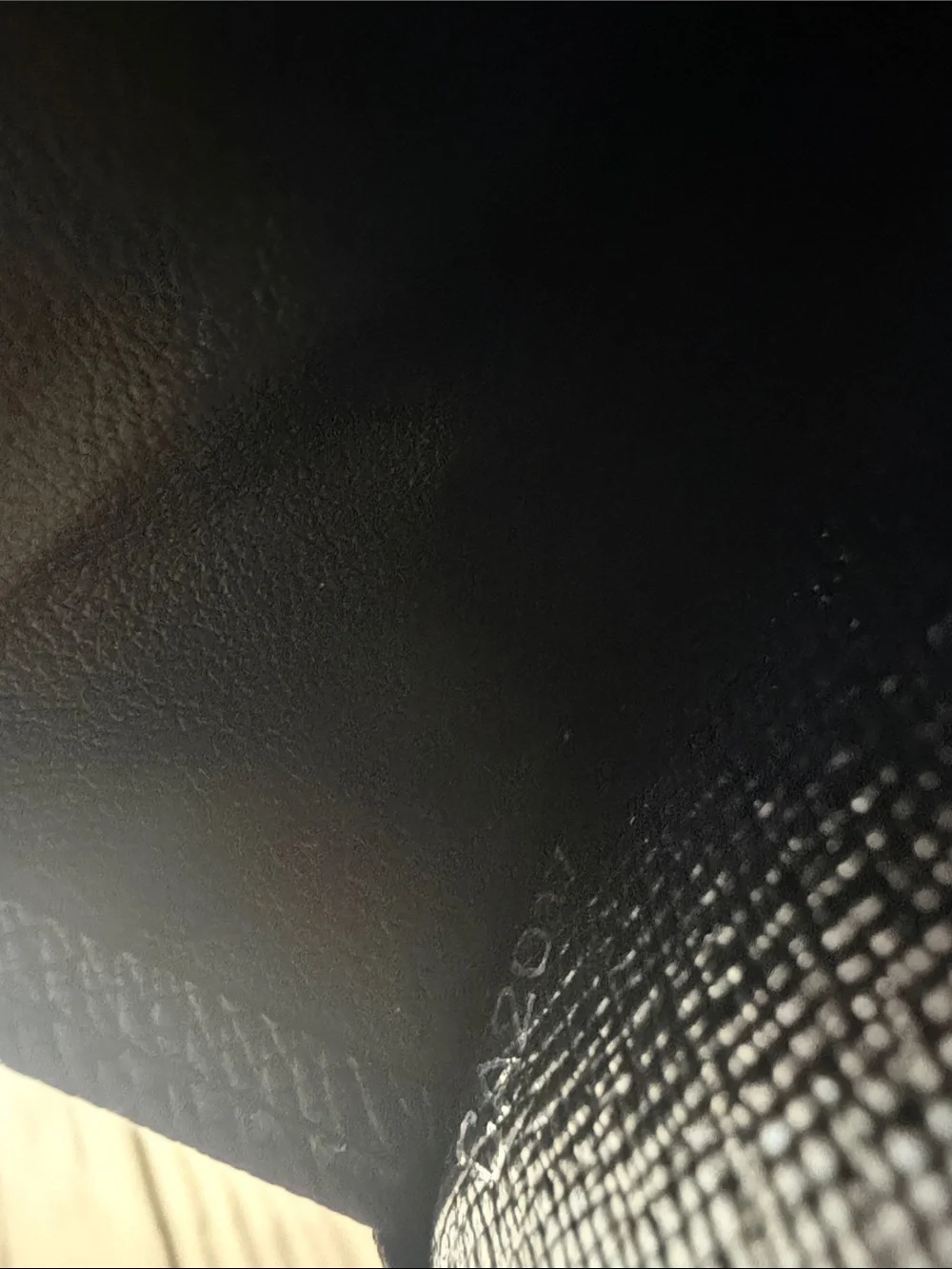 Louis Vuitton Black Epi Leather Long Wallet Check Holder Organizer Like New
